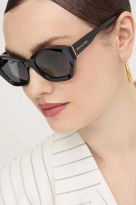Michael Kors okulary przeciwsłoneczne BEL AIR damskie kolor czarny 0MK2209U