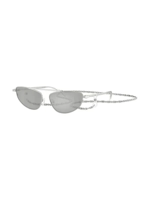 Michael Kors okulary przeciwsłoneczne damskie kolor srebrny 0MK1164