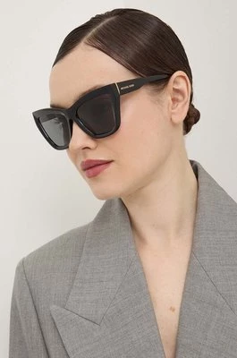 Michael Kors okulary przeciwsłoneczne DUBAI damskie kolor czarny 0MK2211U