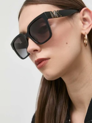 Michael Kors okulary przeciwsłoneczne KARLIE damskie kolor czarny 0MK2170U
