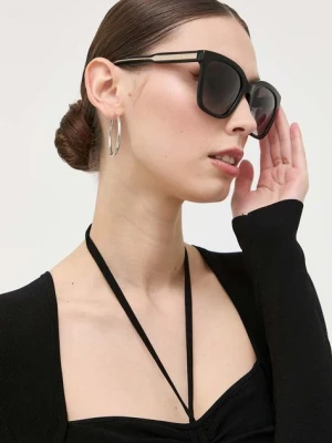 Michael Kors okulary przeciwsłoneczne SAN MARINO damskie kolor czarny 0MK2163