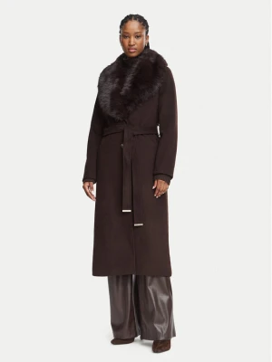 Michael Kors Płaszcz wełniany 77G7569M11 Brązowy Regular Fit