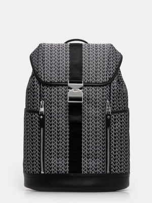 Michael Kors plecak ELI męski kolor czarny duży wzorzysty 33T5LEEB8O