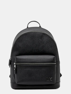 Michael Kors plecak skórzany męski kolor czarny duży gładki 33S5TEDM2L