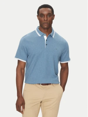 Michael Kors Polo CS2512720B Niebieski Regular Fit