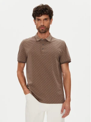 Michael Kors Polo CS550V85KS Brązowy Regular Fit