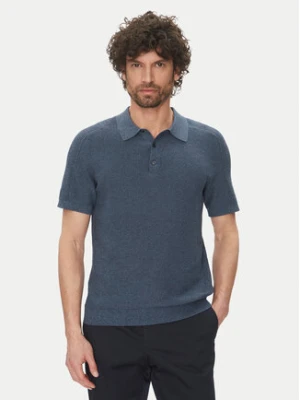 Michael Kors Polo CS560GO469 Niebieski Regular Fit
