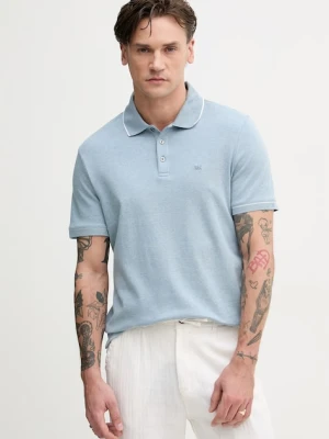 Michael Kors polo męskie bawełniane niebieski