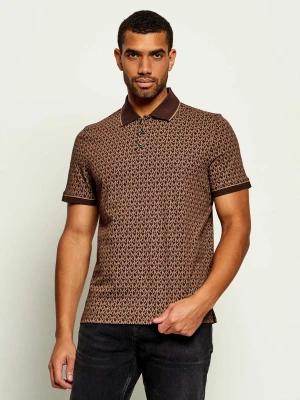 Michael Kors Polo | Regular Fit brązowy