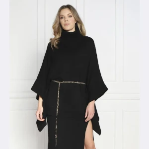 Michael Kors Ponczo | Relaxed fit | z dodatkiem wełny i kaszmiru