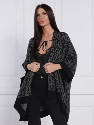 Michael Kors Ponczo | Relaxed fit | z dodatkiem wełny i kaszmiru
