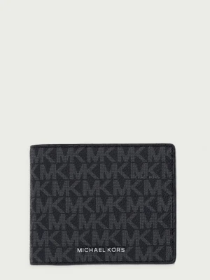 Michael Kors portfel męski z imitacji skóry GREYSON czarny
