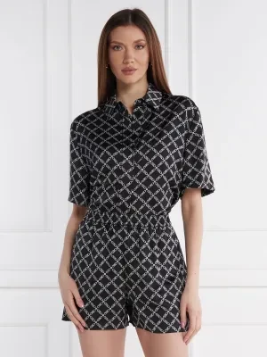 Michael Kors Satynowa koszula EMPIRE | Regular Fit