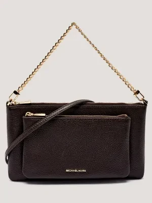 Michael Kors Skórzana kopertówka Jet Set
