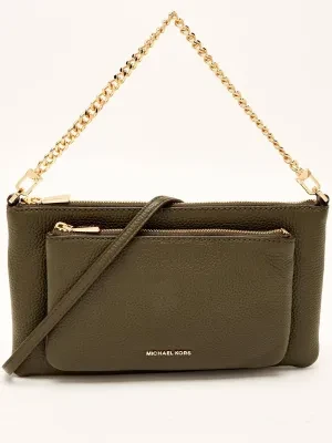 Michael Kors Skórzana kopertówka Jet Set