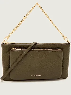 Michael Kors Skórzana kopertówka Jet Set