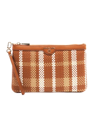 Michael Kors Skórzana kopertówka Jet Set Charm