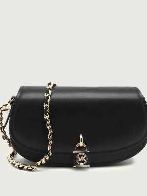 Michael Kors Skórzana listonoszka czarny