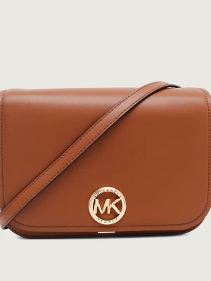Michael Kors Skórzana listonoszka brązowy