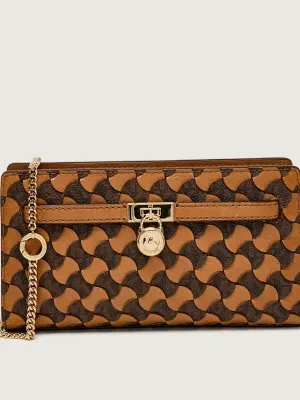 Michael Kors Skórzana listonoszka/kopertówka Hamilton Moderne