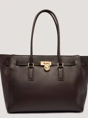 Michael Kors Skórzana shopperka Hamilton Moderne