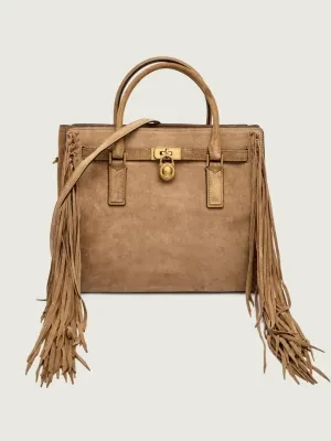 Michael Kors Skórzana shopperka Hamilton Moderne