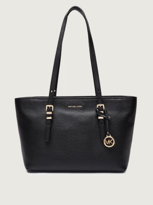 Michael Kors Skórzana shopperka Quinn czarny