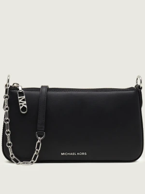 Michael Kors Skórzana torebka na ramię Empire czarny