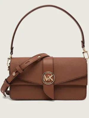 Michael Kors Skórzana torebka na ramię Greenwich