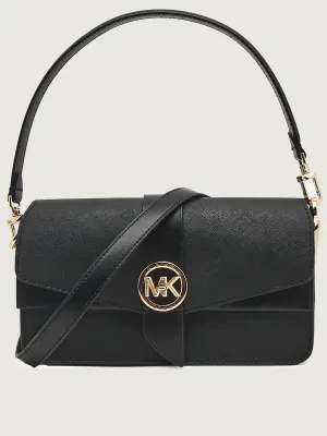 Michael Kors Skórzana torebka na ramię Greenwich