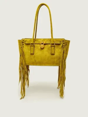 Michael Kors Skórzana torebka na ramię Hamilton Moderne