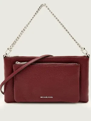 Michael Kors Skórzana torebka na ramię Jet Set