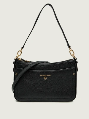 Michael Kors Skórzana torebka na ramię JET SET czarny