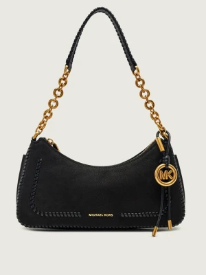 Michael Kors Skórzana torebka na ramię Nolita czarny