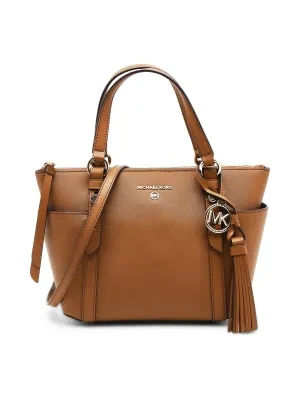 Michael Kors Skórzana torebka na ramię NOMAD