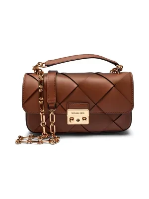 Michael Kors Skórzana torebka na ramię Tribeca