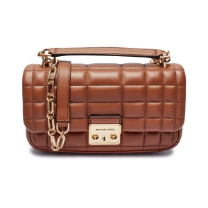 Michael Kors Skórzana torebka na ramię Tribeca