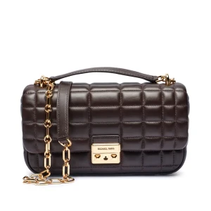 Michael Kors Skórzana torebka na ramię Tribeca