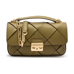 Michael Kors Skórzana torebka na ramię Tribeca