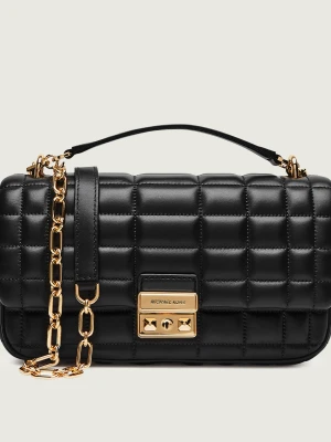 Michael Kors Skórzana torebka na ramię Tribeca