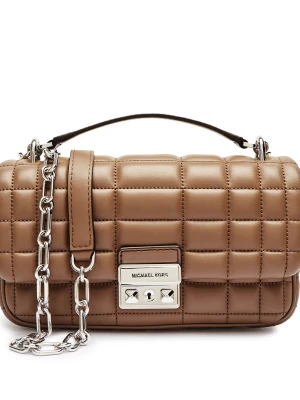 Michael Kors Skórzana torebka na ramię Tribecca