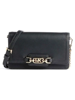Michael Kors Skórzana torebka w kolorze czarnym - 18 x 11 x 4 cm rozmiar: onesize