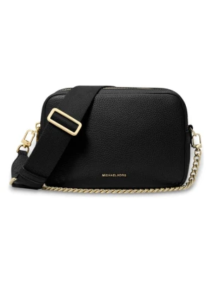 Michael Kors Skórzana torebka w kolorze czarnym - 19 x 12 x 8 cm rozmiar: onesize