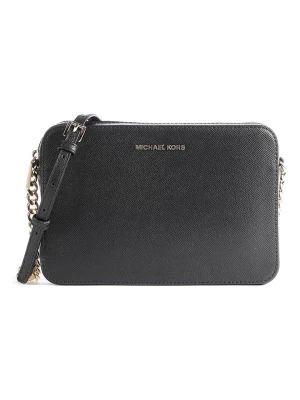 Michael Kors Skórzana torebka w kolorze czarnym - 24 x 16 x 5 cm rozmiar: onesize