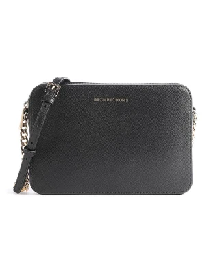 Michael Kors Skórzana torebka w kolorze czarnym - 24 x 16 x 5 cm rozmiar: onesize