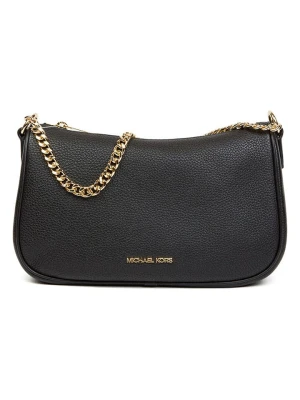 Michael Kors Skórzana torebka w kolorze czarnym - 26 x 16 x 8 cm rozmiar: onesize