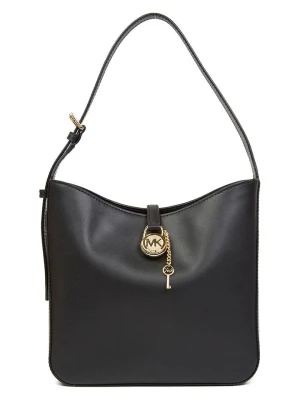 Michael Kors Skórzana torebka w kolorze czarnym - 26 x 22 x 10 cm rozmiar: onesize
