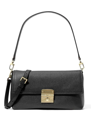 Michael Kors Skórzana torebka w kolorze czarnym - 27 x 15 x 7 cm rozmiar: onesize