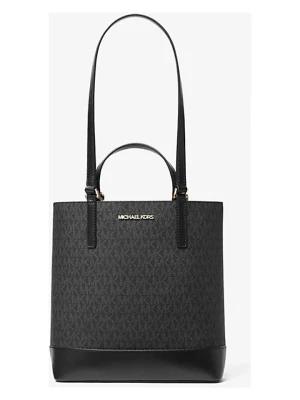 Michael Kors Skórzana torebka w kolorze czarnym - 30 x 27 x 9 cm rozmiar: onesize
