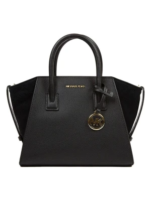 Michael Kors Skórzana torebka w kolorze czarnym - 31 x 19 x 13 cm rozmiar: onesize